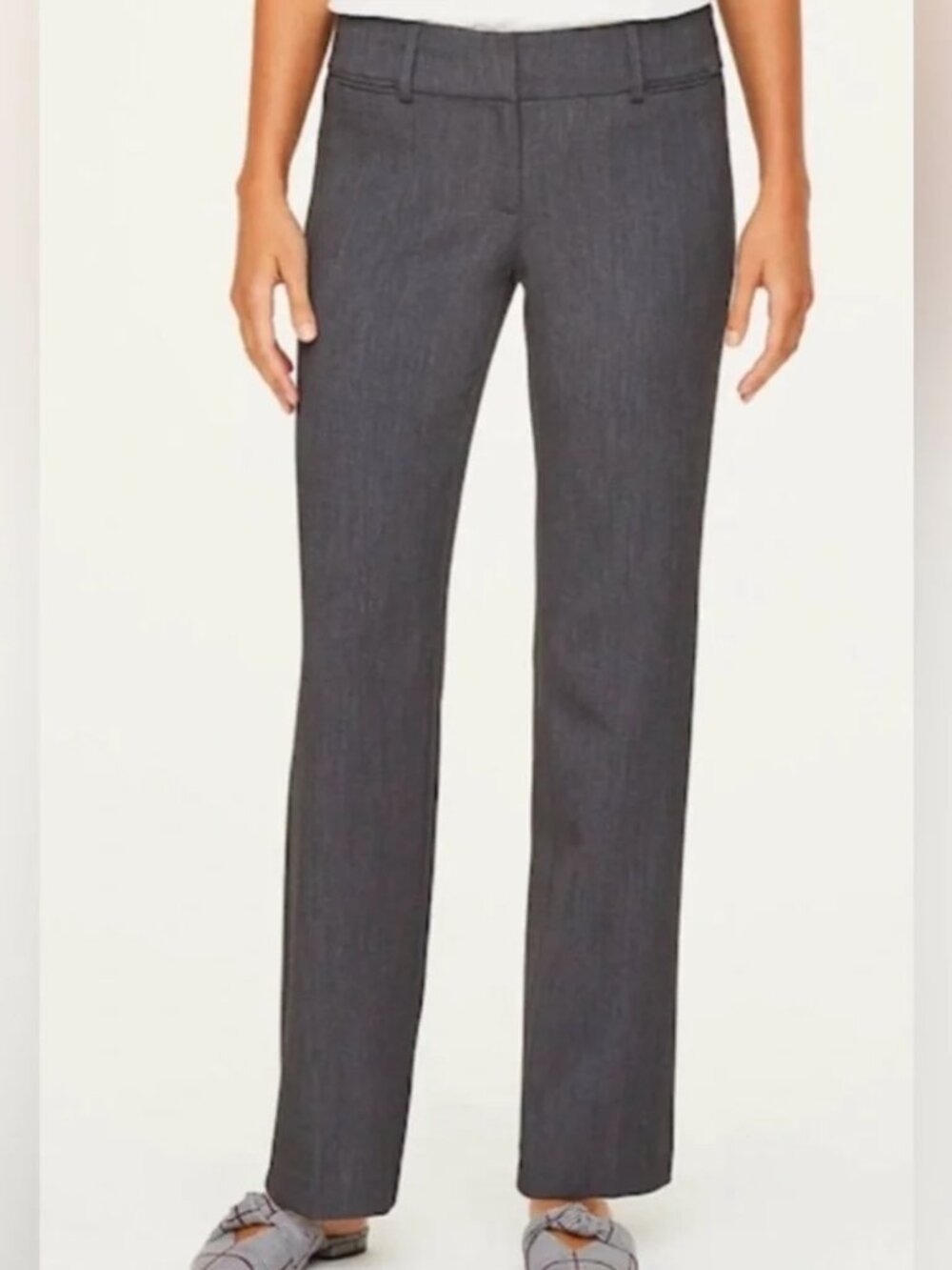 LOFT Julie Trouser Pants (grey)